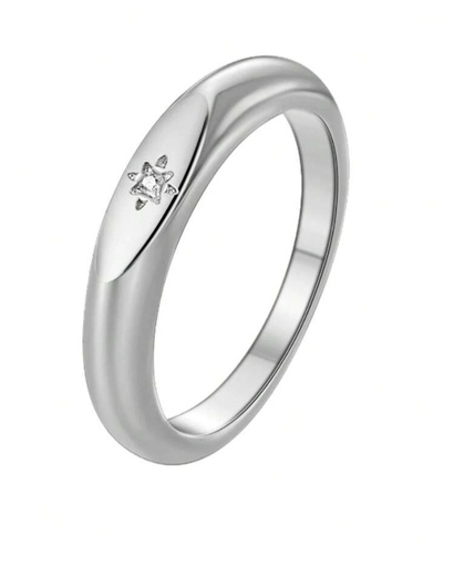 Anillo estrella Minimalista de plata 925
